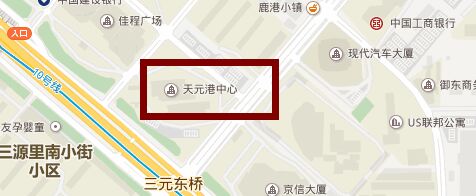 天元港中心地图